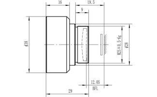 Атермальные линзы 27 мм f/1,0 для LWIR